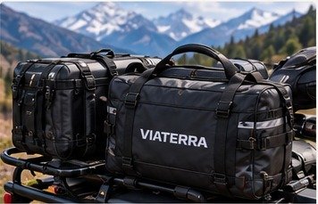Motorcycle touring luggage system